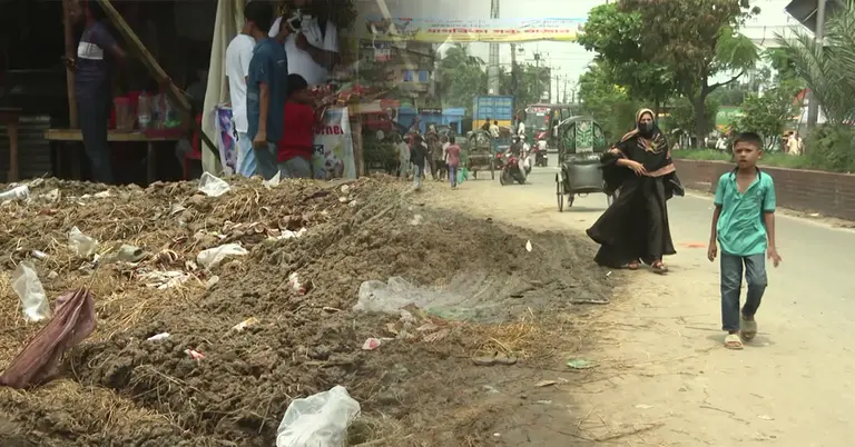 পশুর হাটের বর্জ্যে সয়লাব চট্টগ্রাম, দূষিত হচ্ছে পরিবেশ